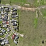 Residential subdivision orthomosaic mapping from aerial drone imagery
